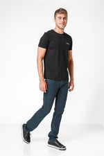 טישירט לוגו ICONS בצבע שחור - MASHBIR//365