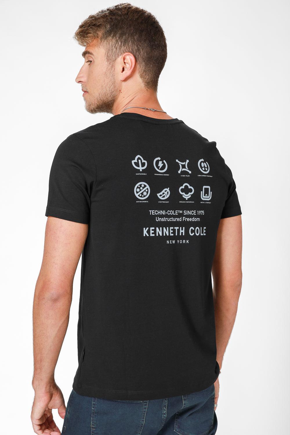 טישירט לוגו ICONS בצבע שחור - MASHBIR//365