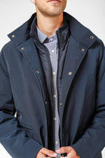 מעיל מרופד צבע NAVY - MASHBIR//365