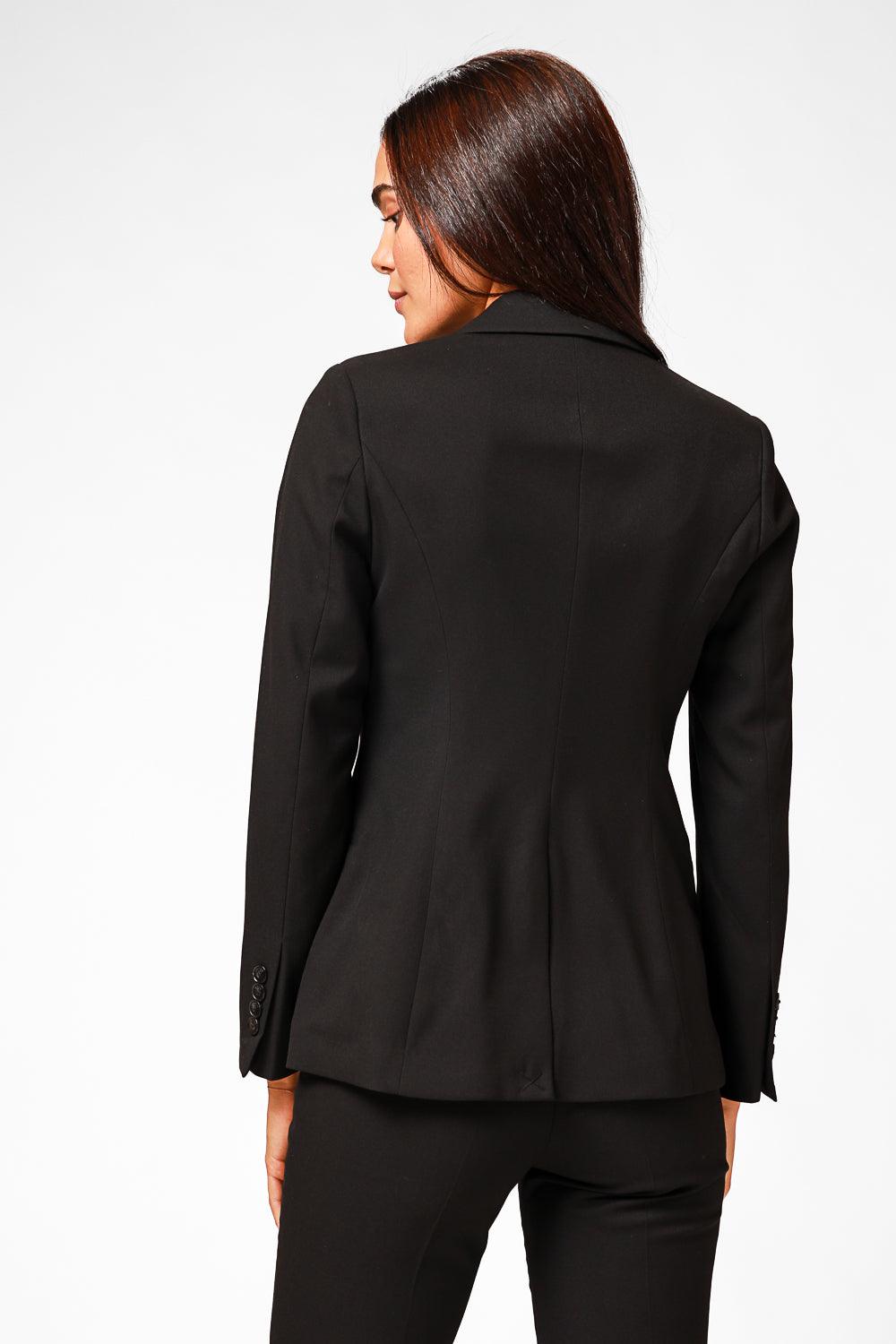 ג'קט אלגנטי מחוייט בצבע שחור - MASHBIR//365