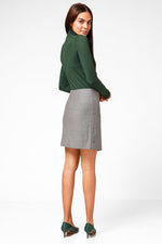 סריג גולף עם שרוולים ארוכים בצבע ירוק - MASHBIR//365