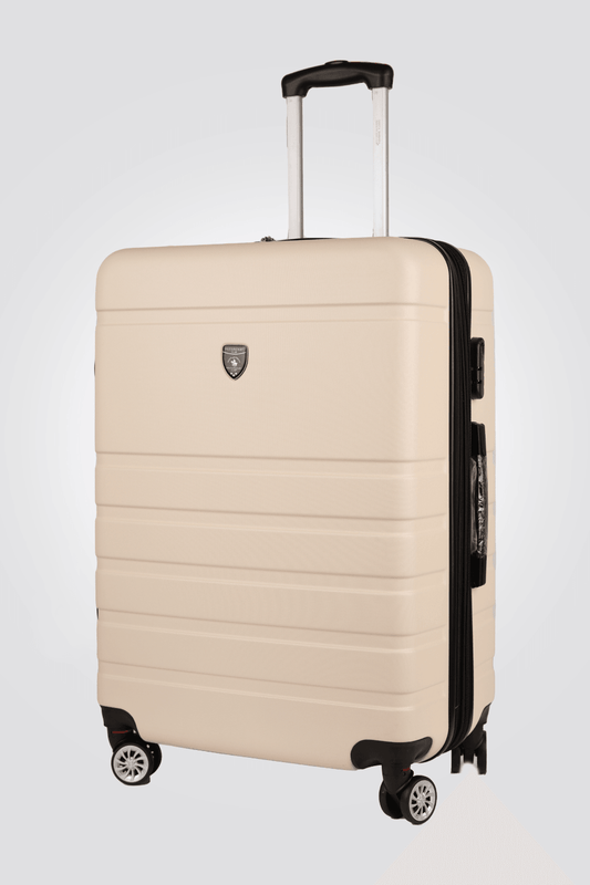 מזוודה קשיחה גדולה 28" דגם 1807 בצבע בז' - MASHBIR//365