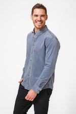 מכופתרת קורדרוי בצבע LT BLUE - MASHBIR//365