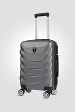 מזוודה טרולי עלייה למטוס 20" דגם 1701 בצבע כסוף כהה - MASHBIR//365