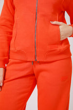 סווטשירט עם צווארון ארוך בצבע כתום - MASHBIR//365