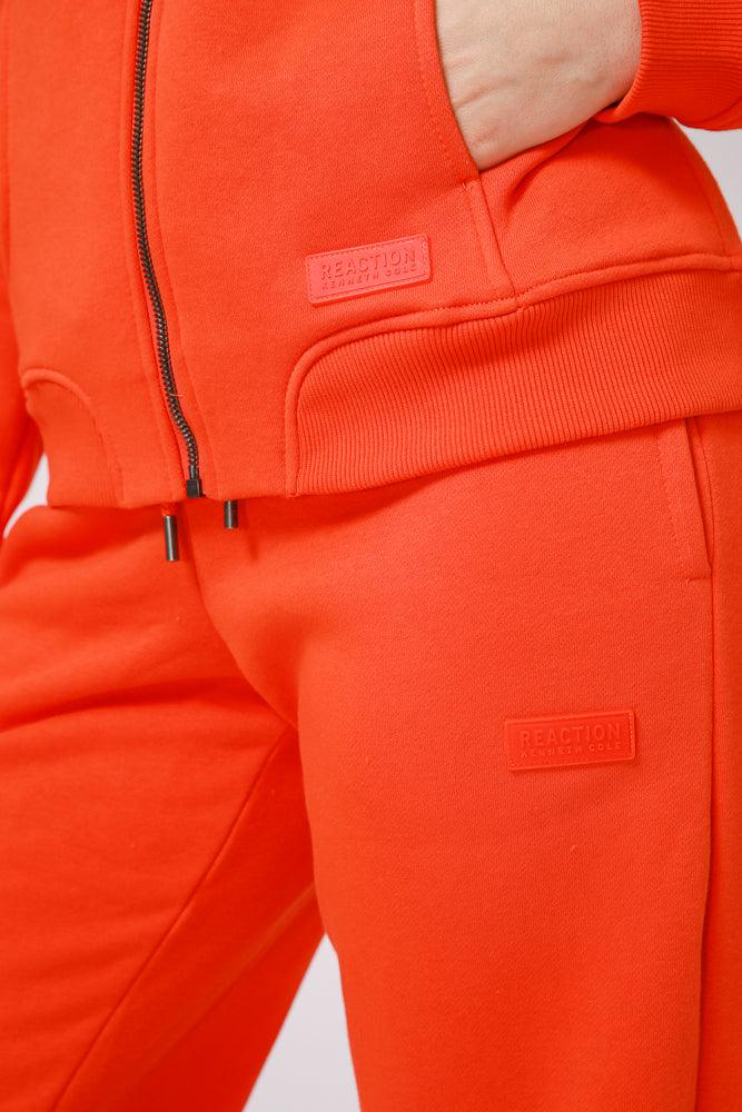 סווטשירט עם צווארון ארוך בצבע כתום - MASHBIR//365