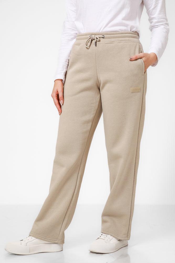 מכנסי טרנינג בצבע בז' - MASHBIR//365