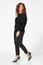 סריג עטלף בצבע שחור - MASHBIR//365