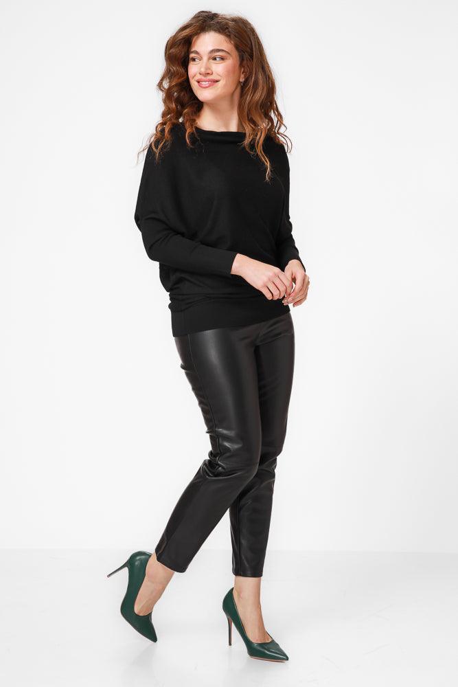 סריג עטלף בצבע שחור - MASHBIR//365