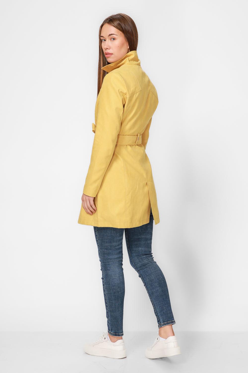 ג'קט זמש ארוך בצבע צהוב - MASHBIR//365