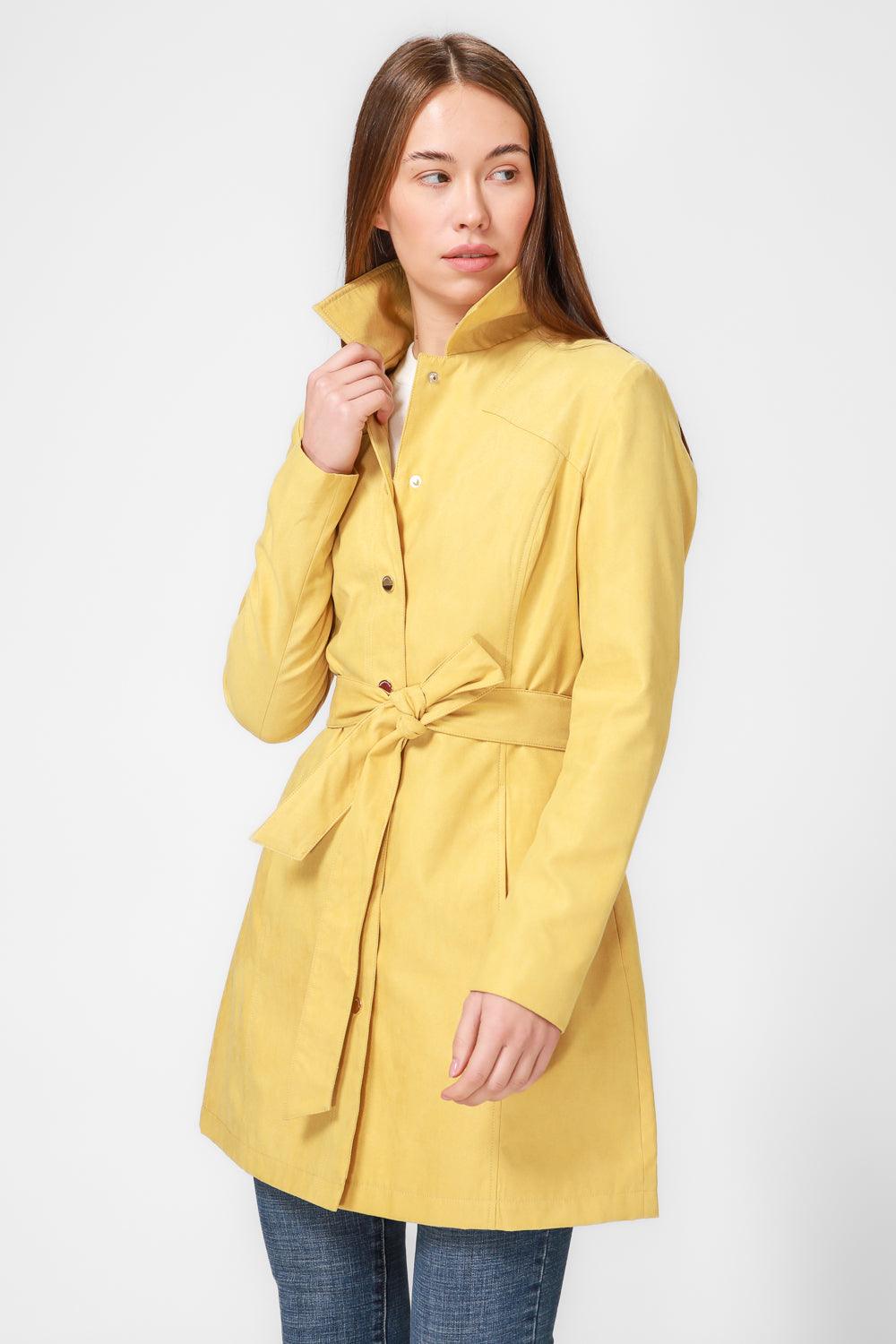 ג'קט זמש ארוך בצבע צהוב - MASHBIR//365