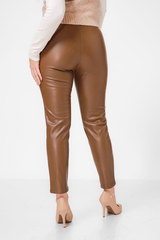 מכנסי סיגר בצבע חום - MASHBIR//365