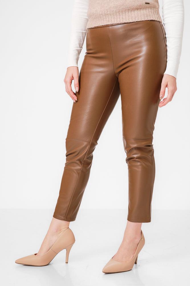 מכנסי סיגר בצבע חום - MASHBIR//365