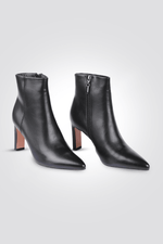 מגפוני עקב לנשים בצבע שחור - MASHBIR//365