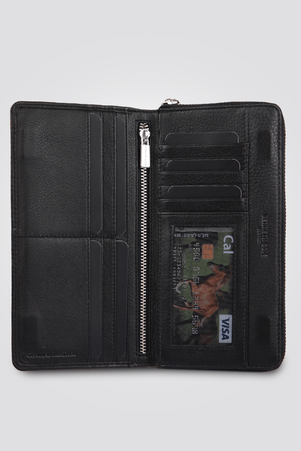 ארנק נשים בצבע שחור וכסוף - MASHBIR//365