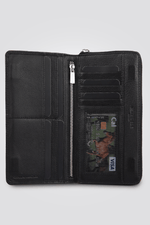 ארנק נשים בצבע שחור וכסוף - MASHBIR//365