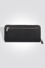 ארנק נשים בצבע שחור וכסוף - MASHBIR//365