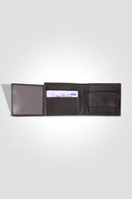 ארנק עור לגבר בצבע חום - MASHBIR//365