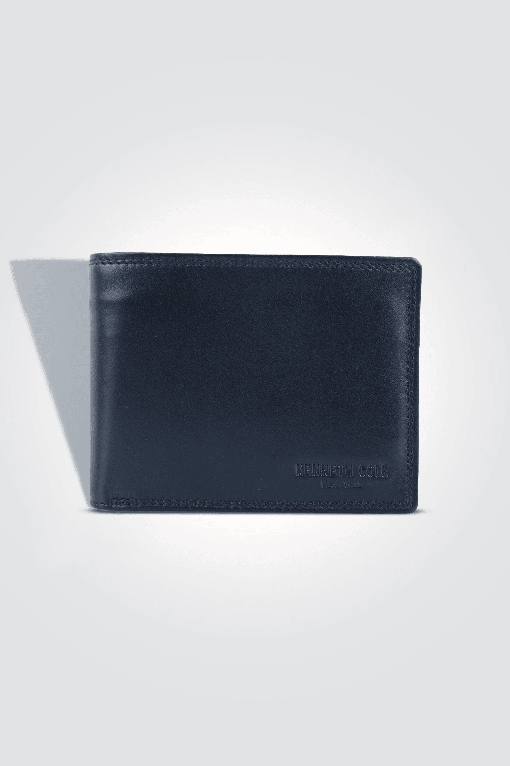 ארנק עור לגבר בצבע נייבי - MASHBIR//365