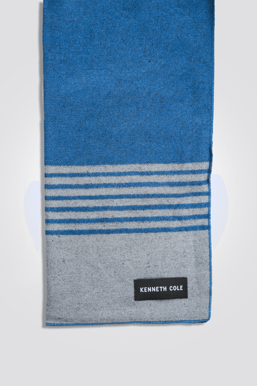 צעיף פסים בצבע אפור כחול - MASHBIR//365