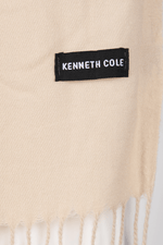 צעיף עם פרנזים בצבע בז' - MASHBIR//365