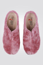 נעלי בית פרווה לנשים בצבע סגול - MASHBIR//365