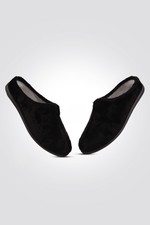 נעלי בית פרווה לנשים בצבע שחור - MASHBIR//365