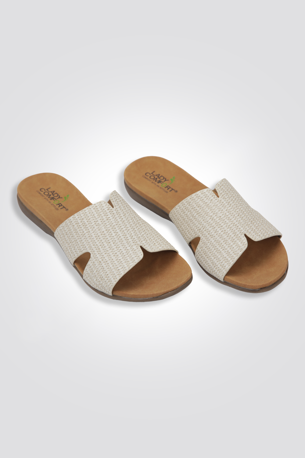 כפכף רצועה פתוחה בצבע בז'