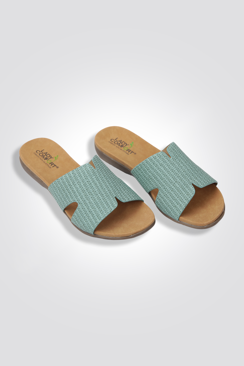 כפכף רצועה פתוחה בצבע מנטה