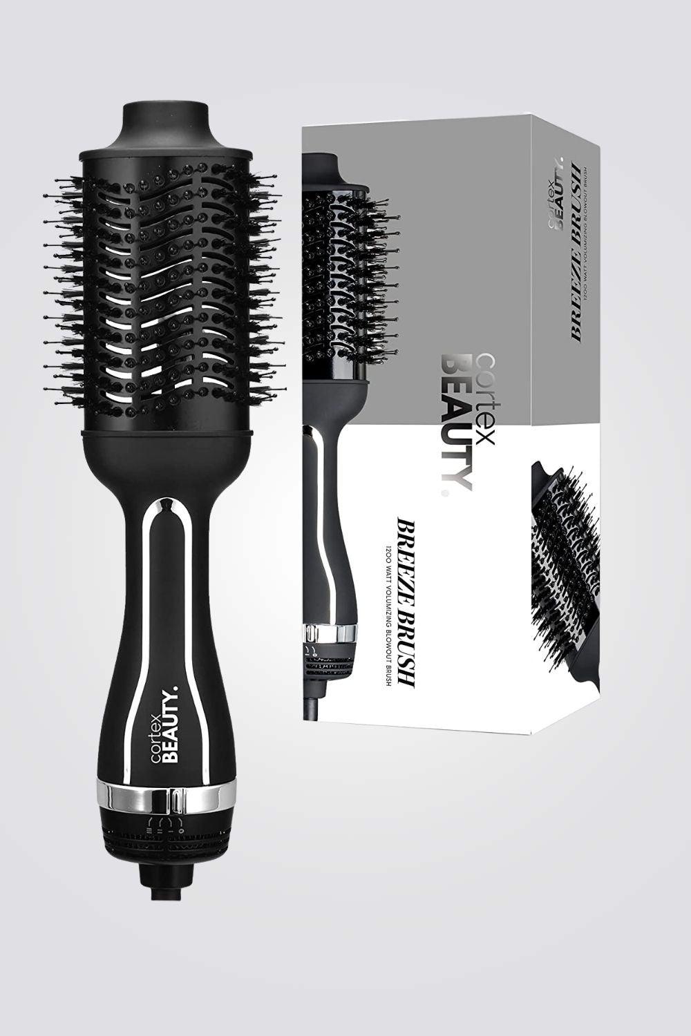 מברשת פן חשמלית שחורה Breeze Brush - MASHBIR//365