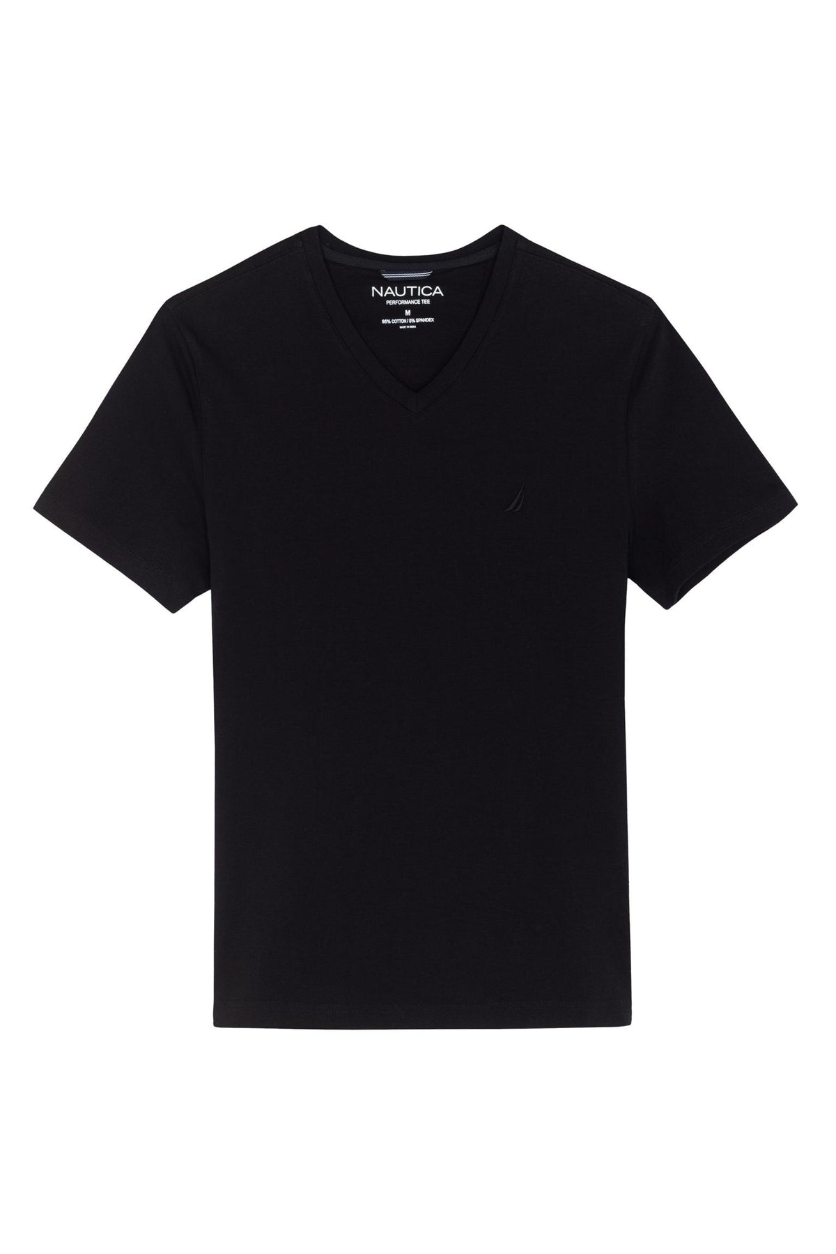 טישירט שחור צווארון V - MASHBIR//365