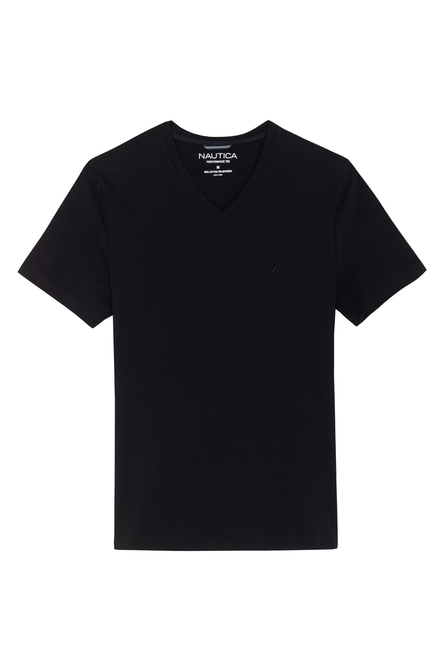 טישירט שחור צווארון V - MASHBIR//365