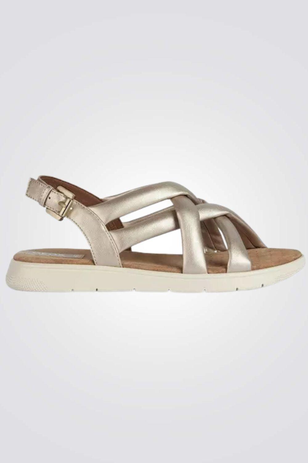 סנדל לנשים D DANDRA B בצבע זהב - MASHBIR//365