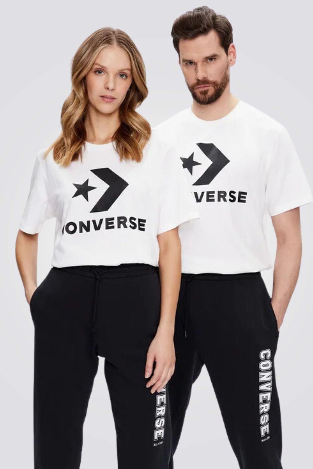 טישירט יוניסקס CENTER FRONT LARGE בצבע לבן - MASHBIR//365