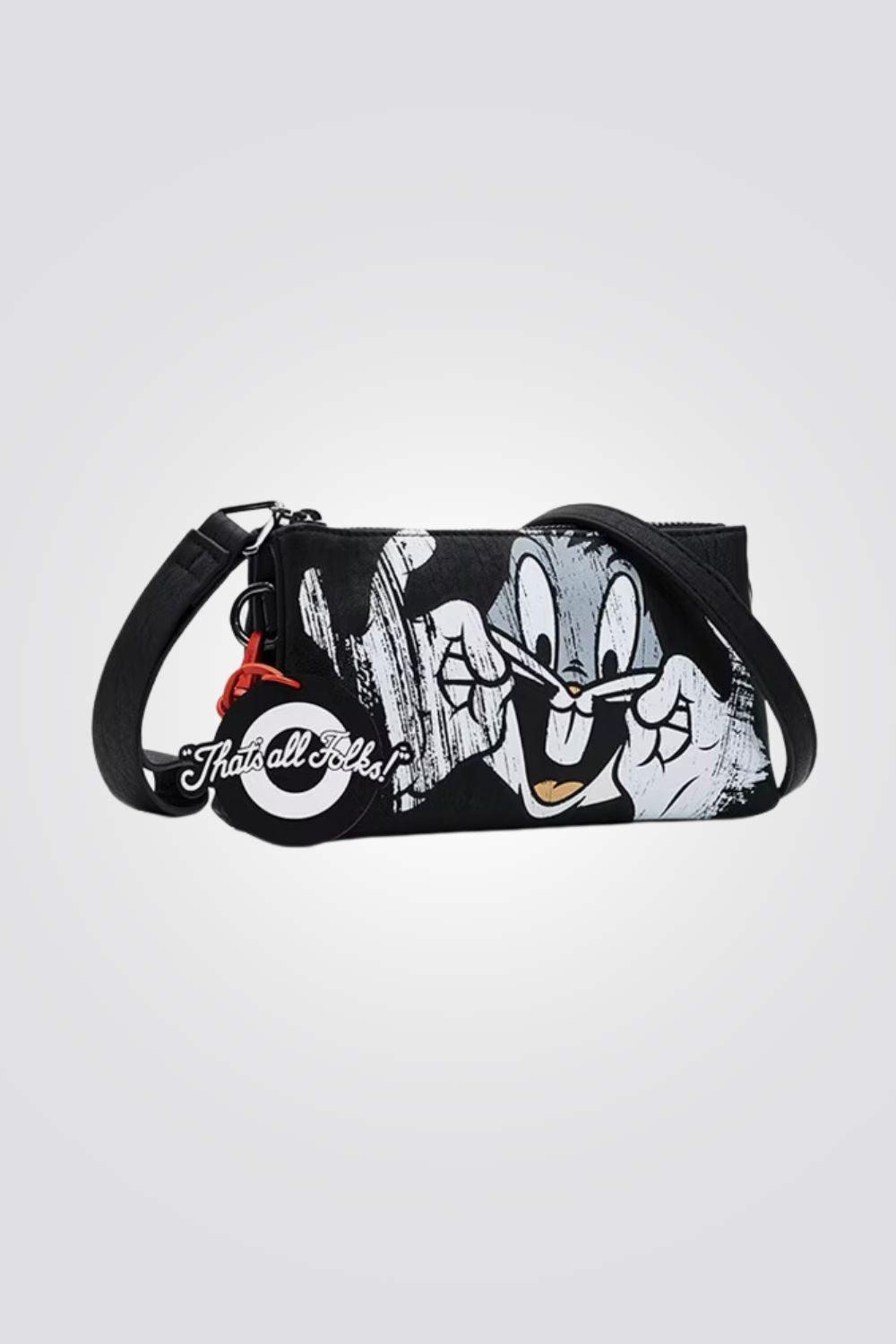 תיק צד BUGS BUNNY בצבע שחור - MASHBIR//365