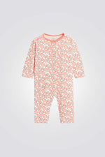 אוברול פיג'מה פרחוני לתינוקות - MASHBIR//365