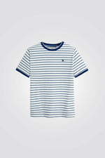 טישירט פסים כחולים קצרה לילדים - MASHBIR//365