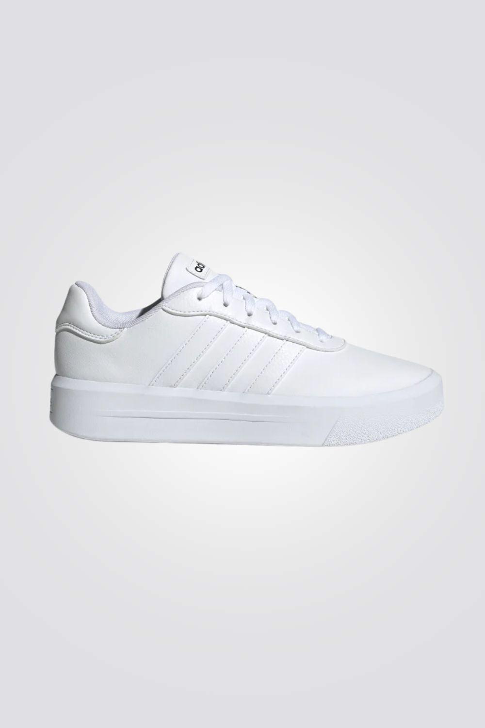 סניקרס לנשים COURT PLATFORM בצבע לבן - MASHBIR//365