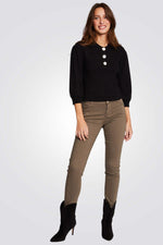 ג'ינס סקיני בצבע חאקי - MASHBIR//365