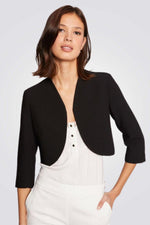 ג'קט גזרה ישרה בצבע שחור - MASHBIR//365