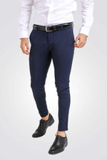 מכנסי SLIM מחוייטים נייבי - MASHBIR//365