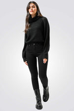 סריג גולף שחור - MASHBIR//365