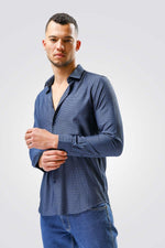 מכופתרת BAMBOO כחולה - MASHBIR//365