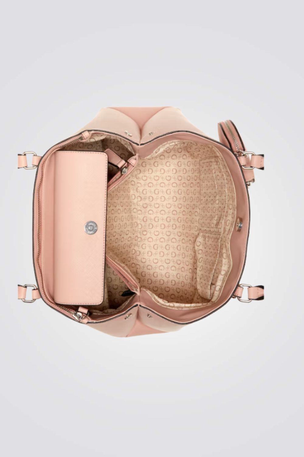 תיק יד בצבע פודרה