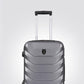 מזוודה קשיחה בינונית 24" דגם 1701 בצבע כסף כהה - MASHBIR//365 - 1