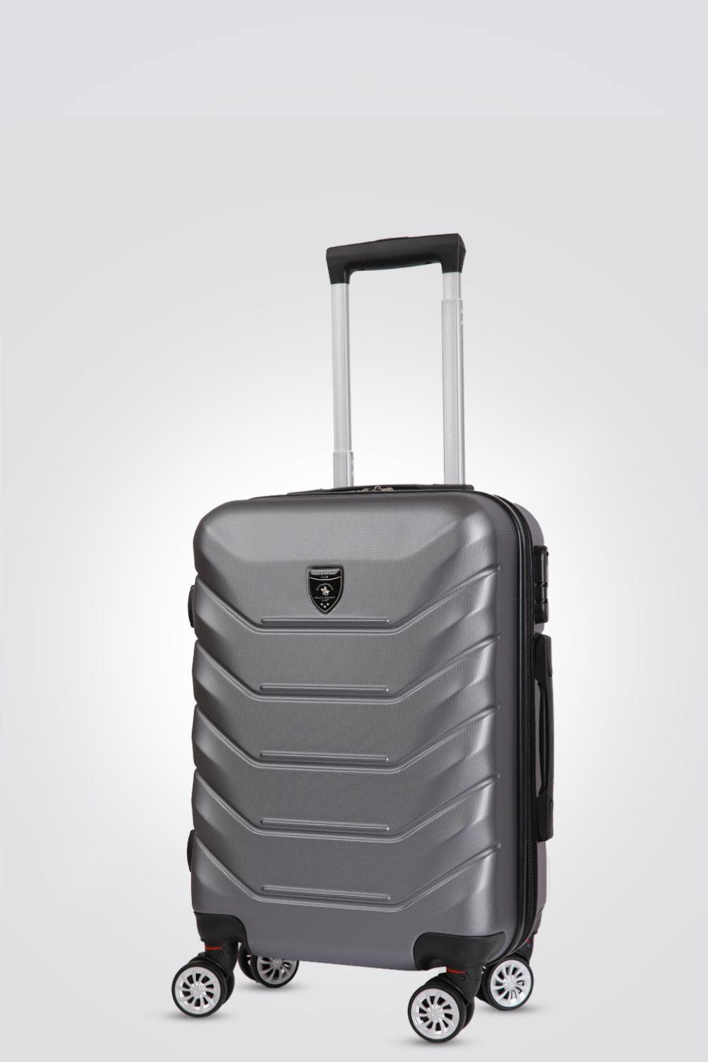 מזוודה קשיחה בינונית 24" דגם 1701 בצבע כסף כהה - MASHBIR//365