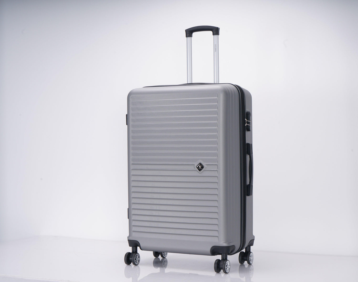 מזוודה קשיחה בינונית 24" דגם 1901 בצבע כסף - MASHBIR//365