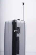 מזוודה קשיחה בינונית 24" דגם 1901 בצבע כסף - MASHBIR//365