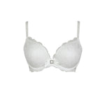 חזיית דאבל פוש-אפ רקומה קרם - MASHBIR//365