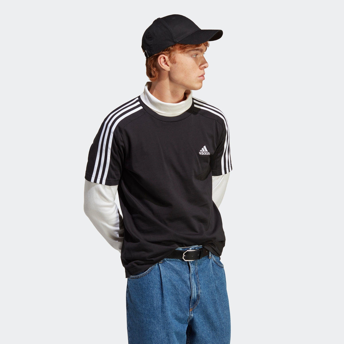 טישירט קצרה SJ בצבע שחור - MASHBIR//365